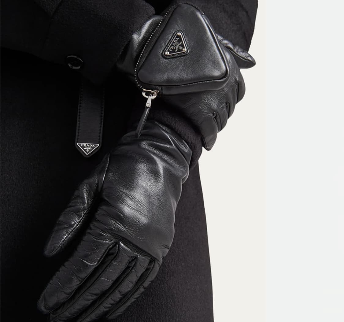 프라다 나파 레더 장갑 파우치 글러브 상품이미지2