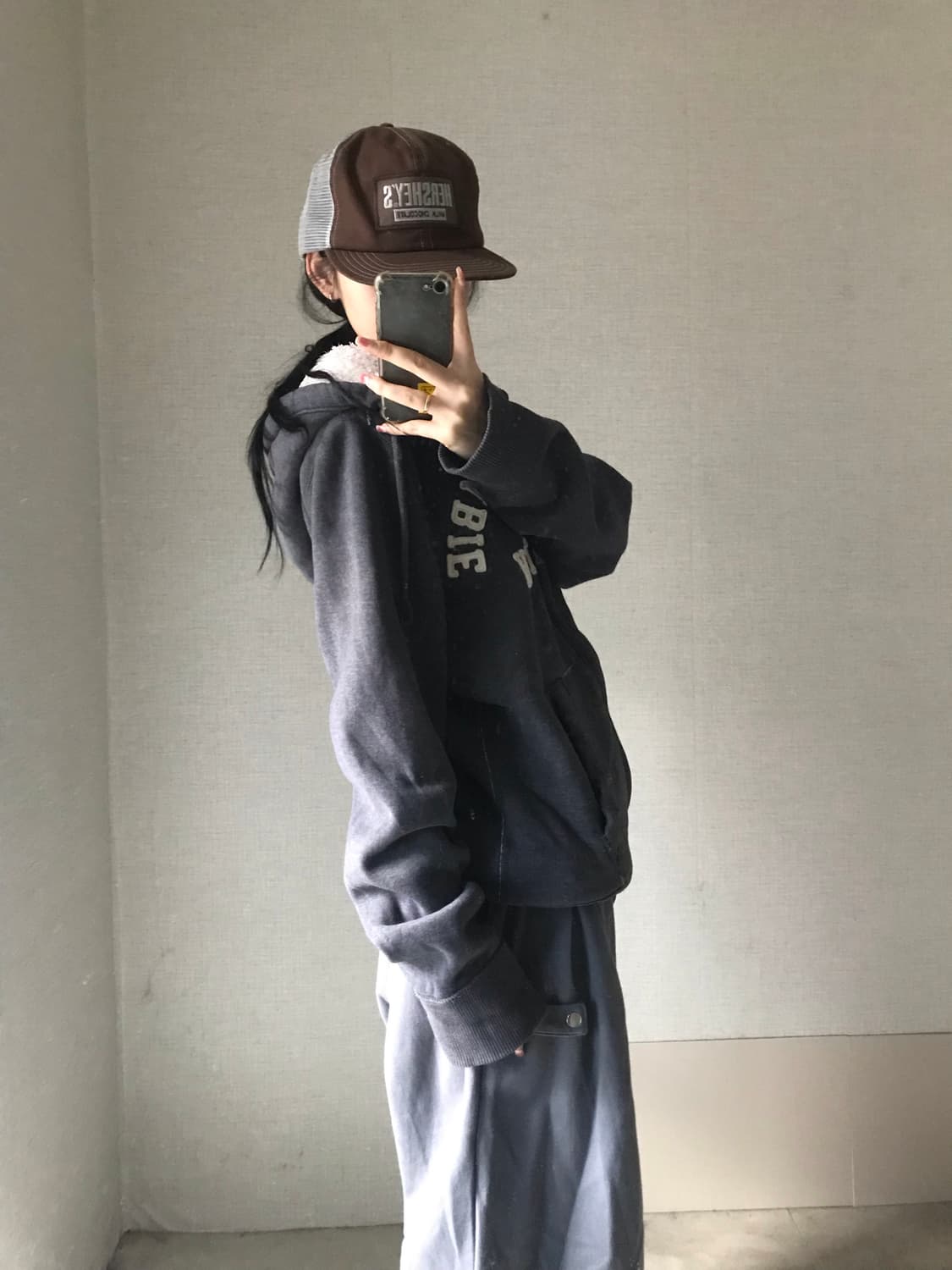 아베크롬비 그레이 퍼후드집업 상품이미지2
