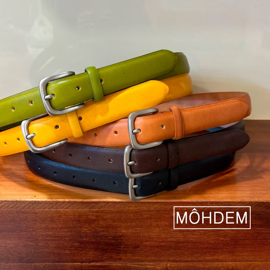 [Uinsex]미니멀 후루츠 레더 벨트 상품이미지1