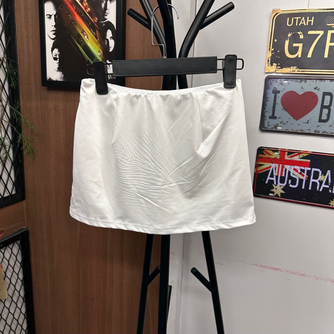 Britney Reprint White Mini Skirt 상품이미지4