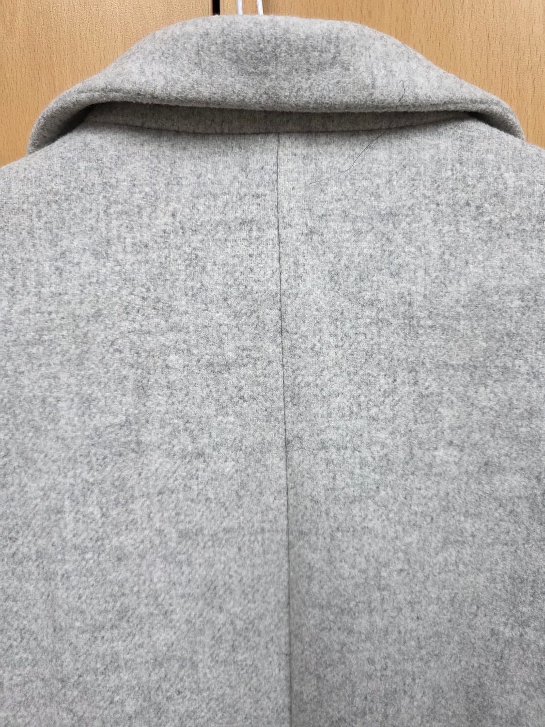 자라 맨 언밸런스 다이애거널 그레이 코트 M 상품이미지8