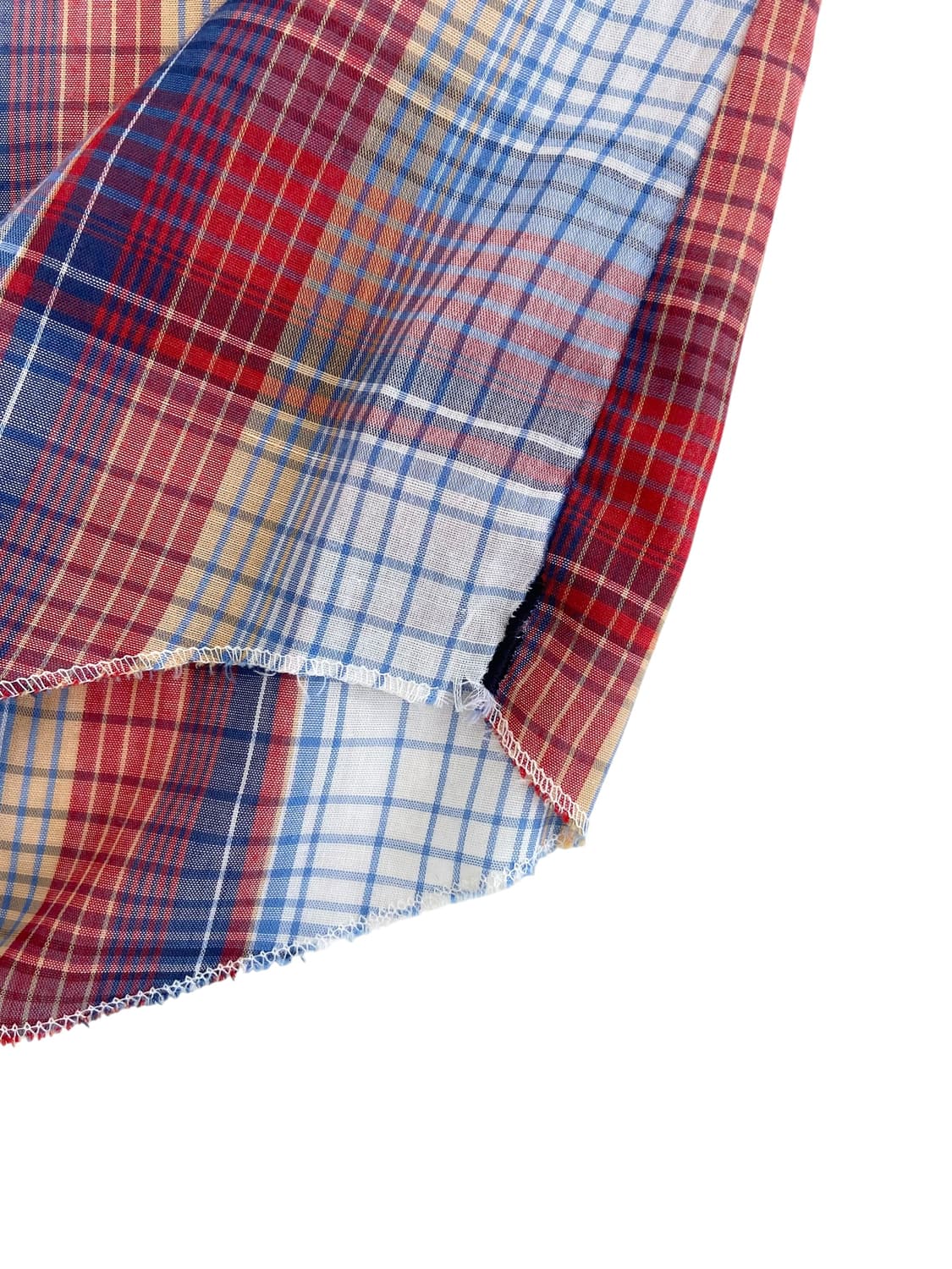70's H bar C Lightweight Plaid 웨스턴 셔츠 상품이미지6