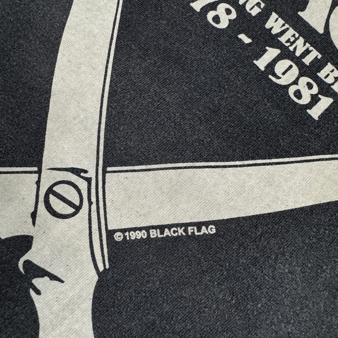 빈티지 Black Flag 블랙 플래그 밴드 티셔츠 상품이미지5