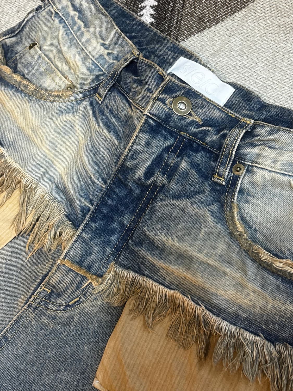 S/E/O(에스이오) 23SS 포켓 레이어드 데님  상품이미지4