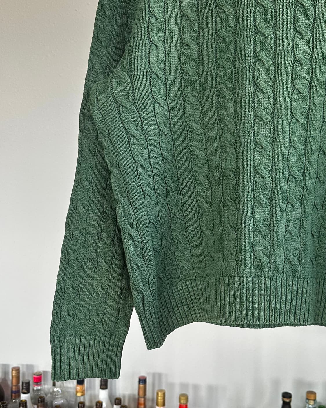 [M]폴로 랄프로렌 그린 케이블 니트 스웨터 상품이미지4