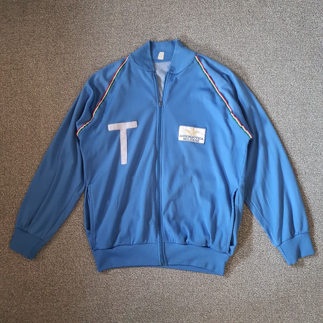 90s 이탈리아 공군 트렉탑 져지 no.76 상품이미지1