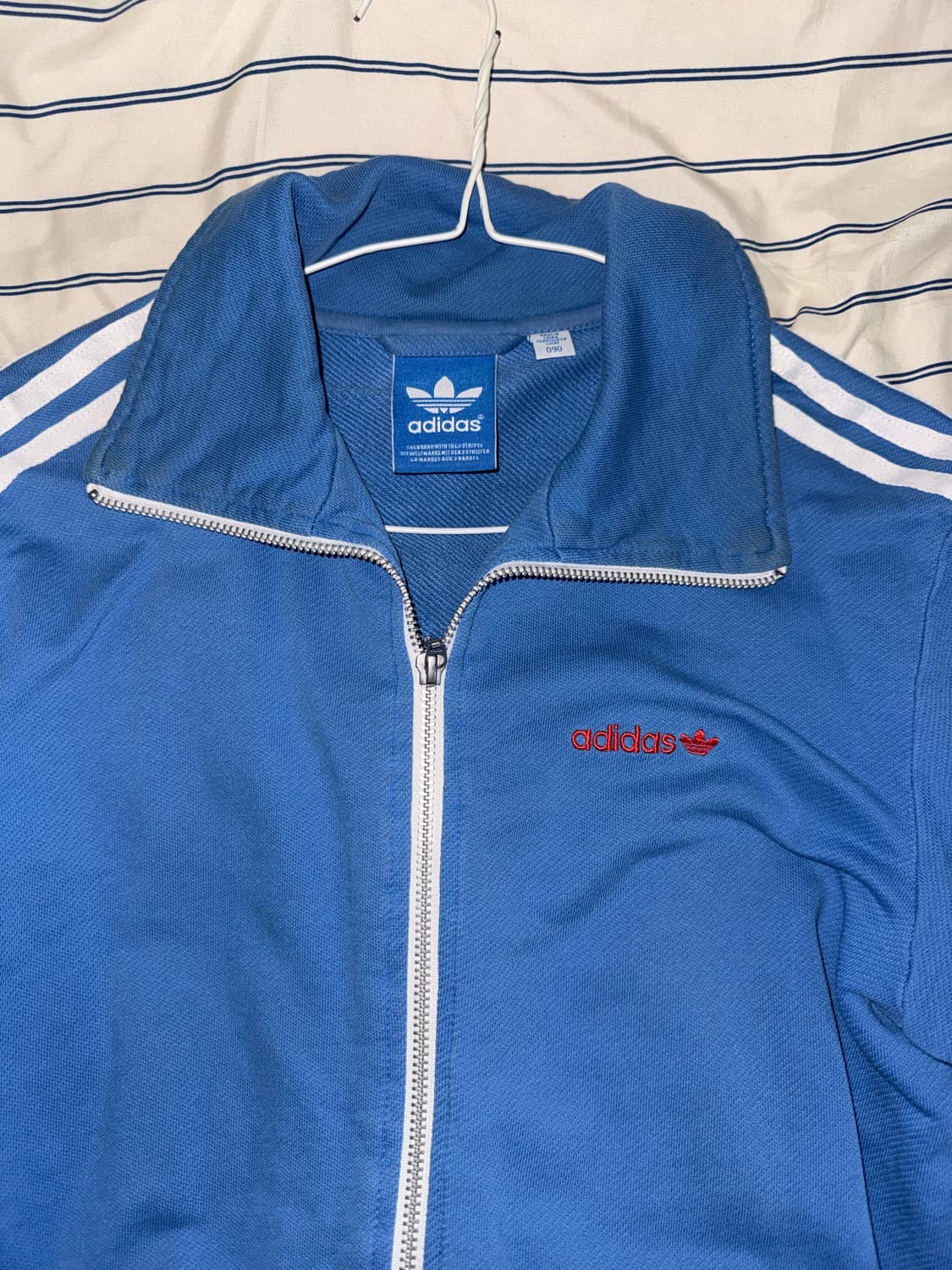 아디다스 베켄바우어 져지 트랙탑 스카이블루 90 상품이미지2