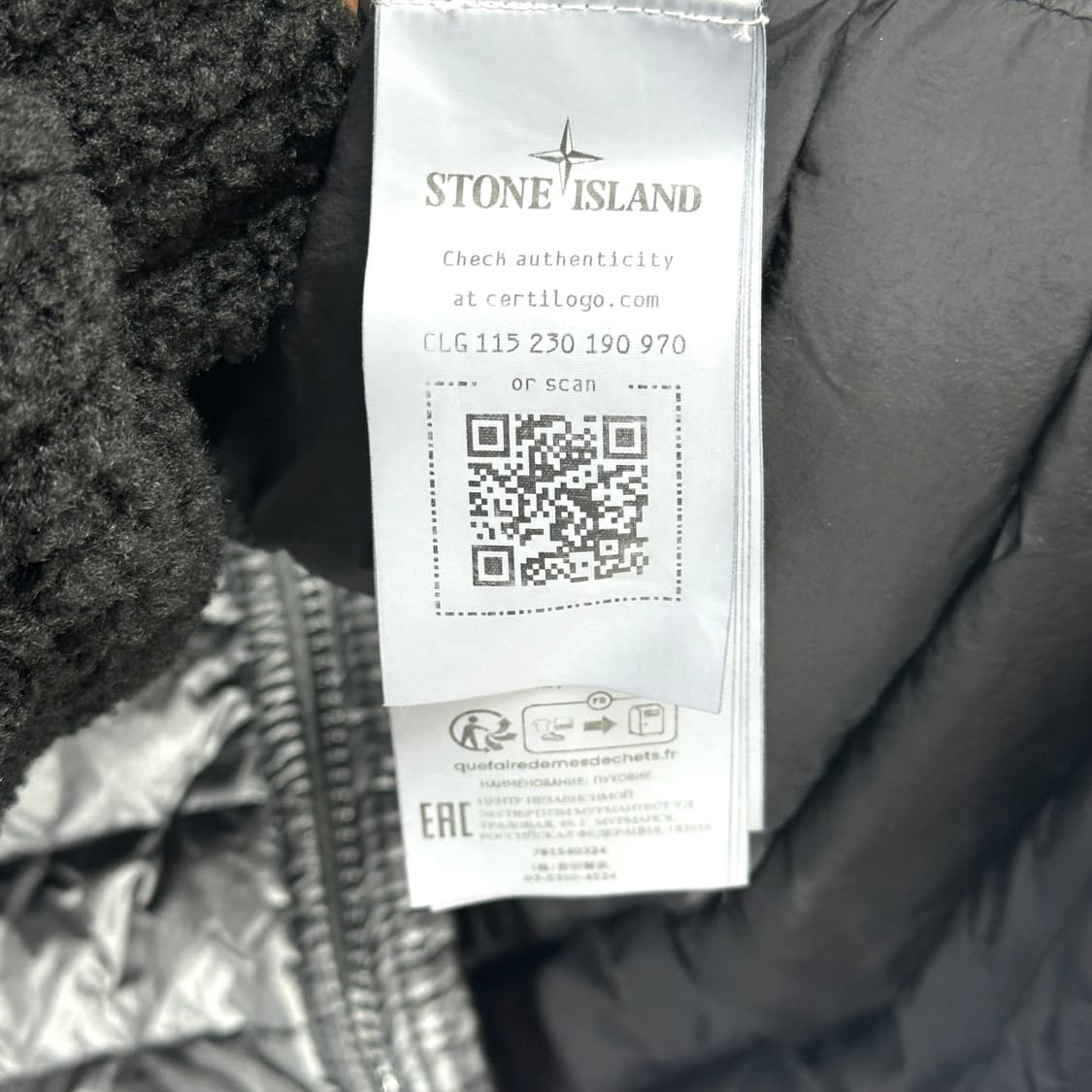 [국내 105] 스톤아일랜드 룸우븐 경량패딩 블랙 M 상품이미지7