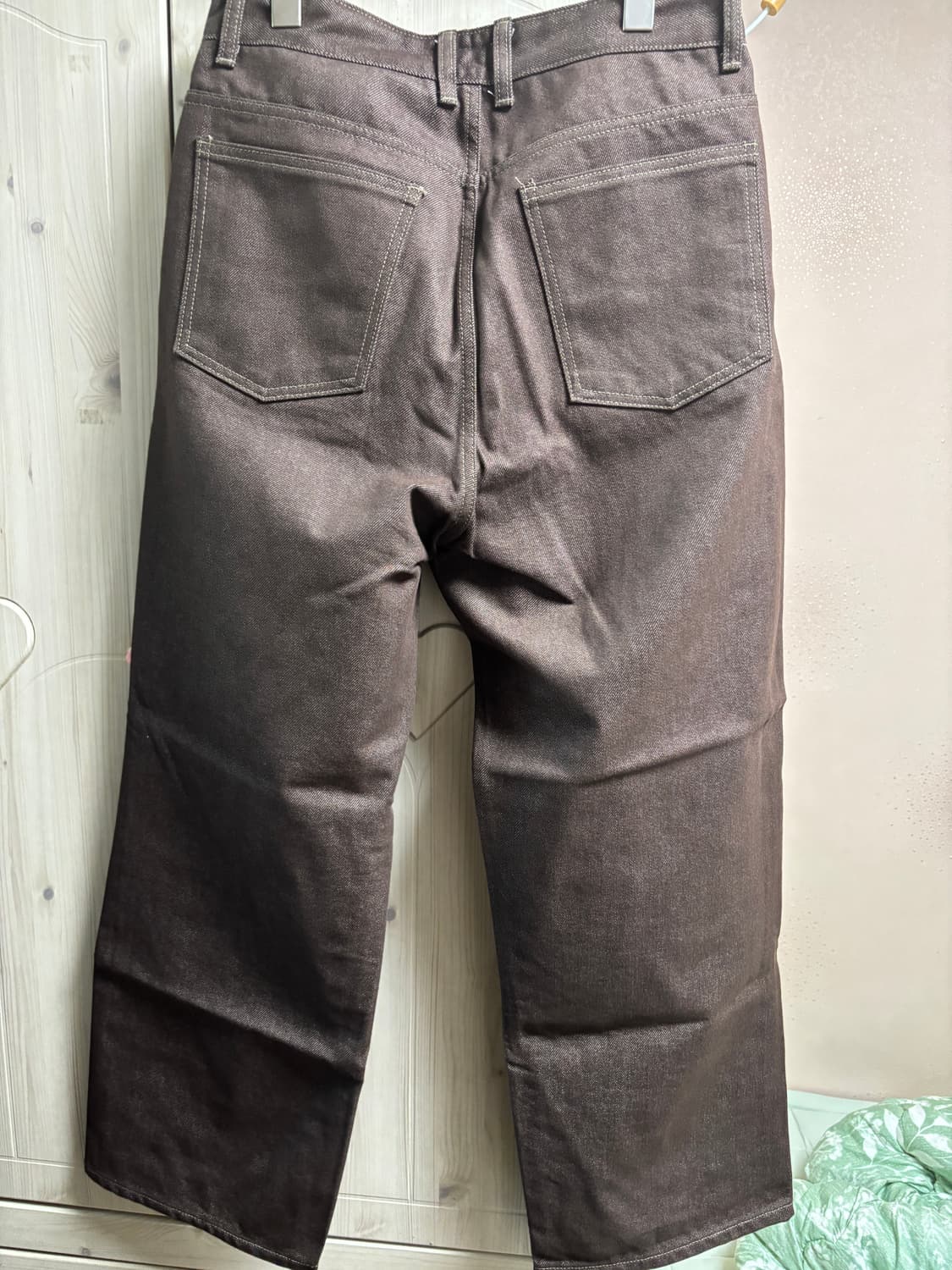 999휴머니티 와이드 데님 브라운 팬츠 상품이미지5