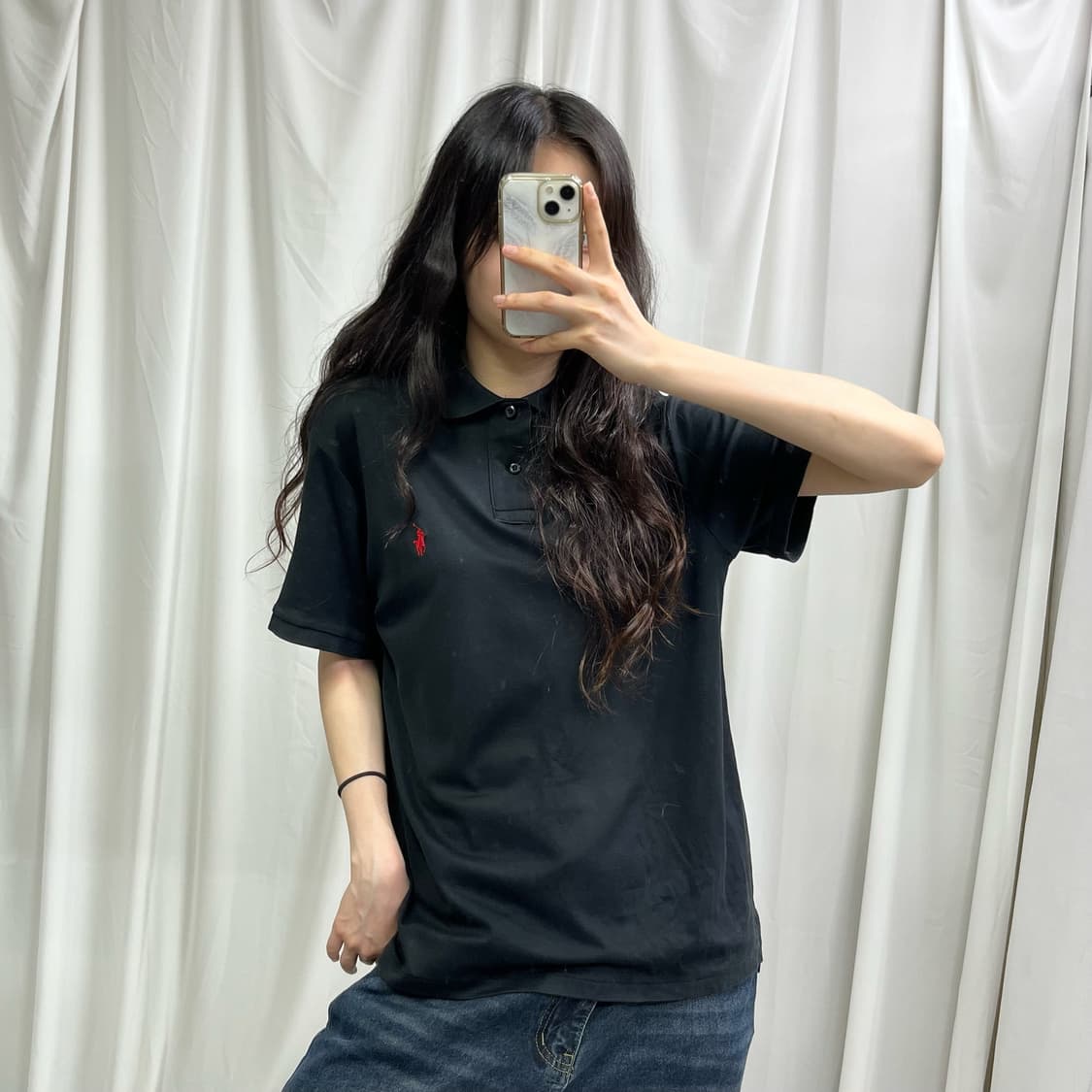 Polo black collar T-shirts 상품이미지1