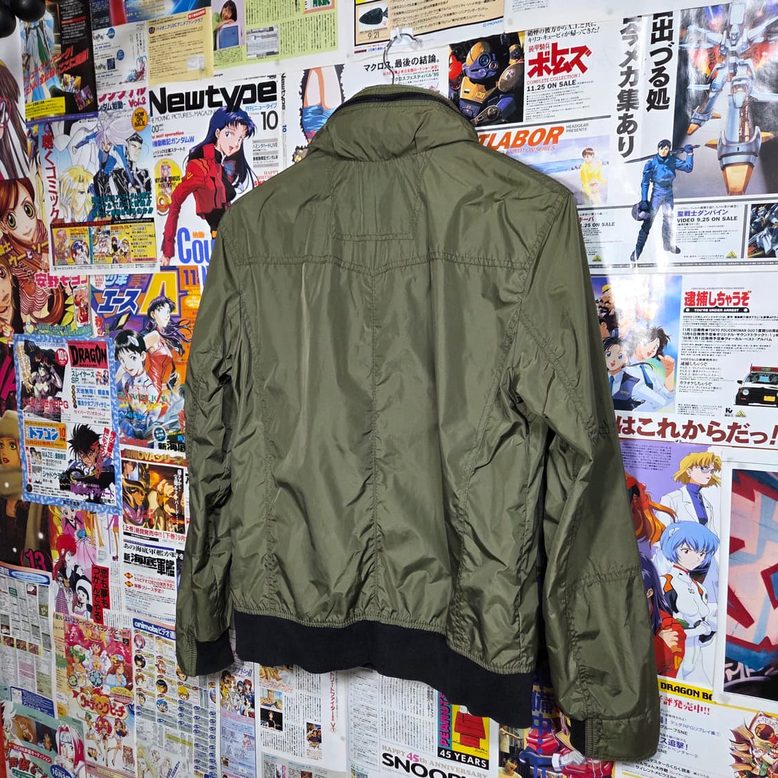 버커루 밀리터리 카키 바람막이 자켓  상품이미지5