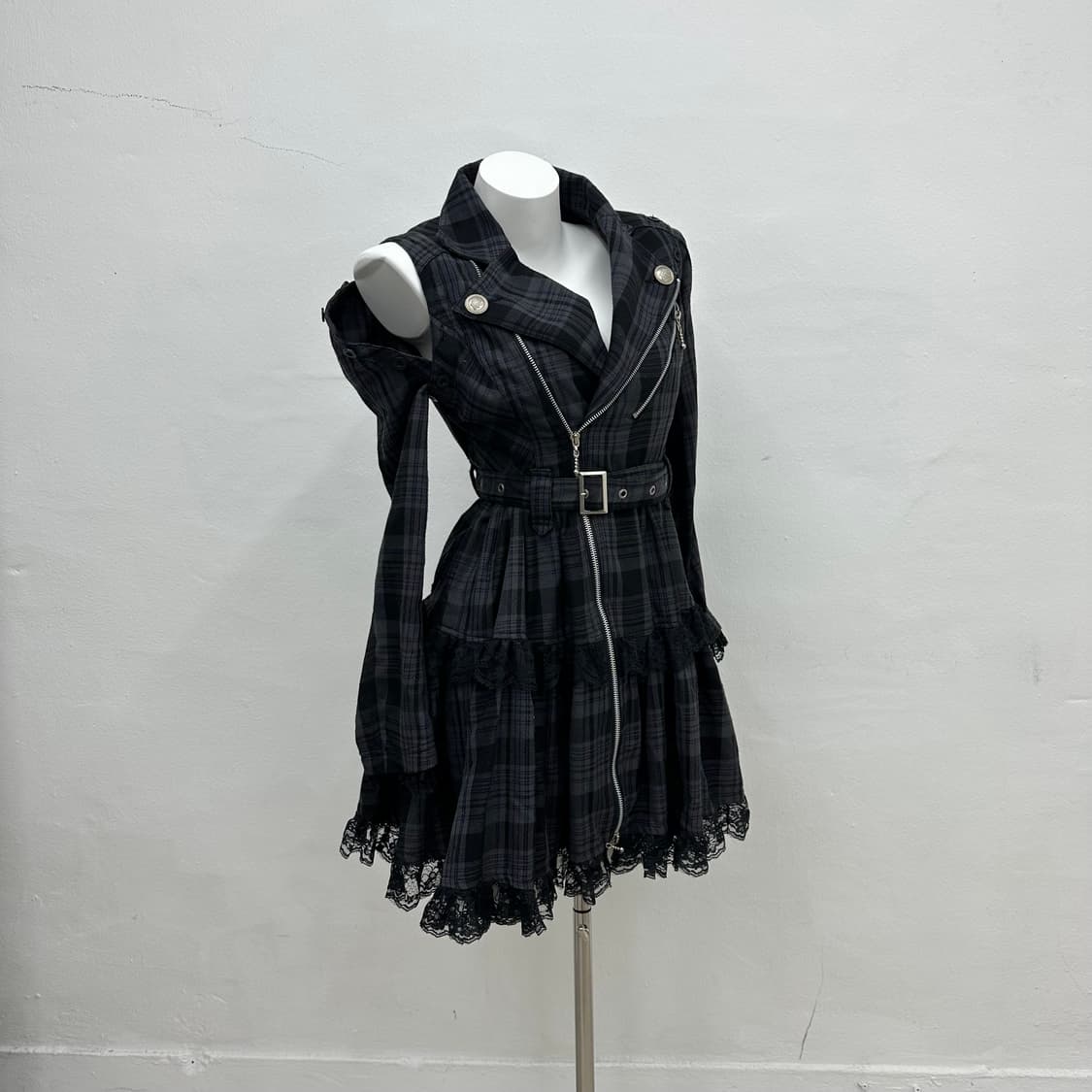 Alogonquins tartan lace dress 상품이미지3