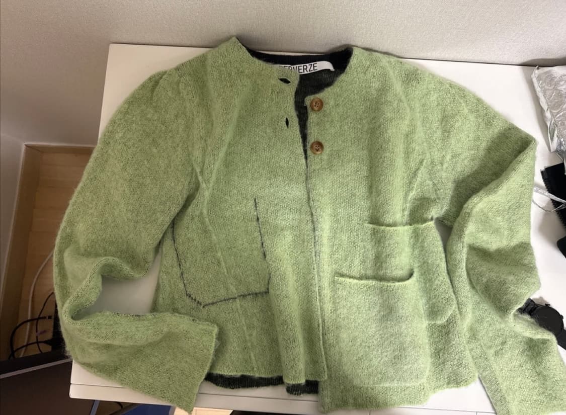 퍼버즈 mohair blended cardigan 상품이미지3