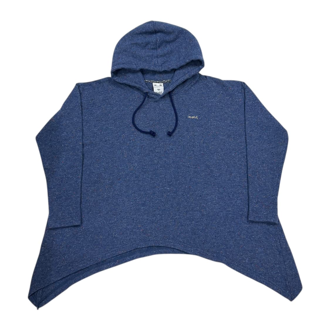 엑스걸 모리걸 오버 니트 후드티 블루 1 상품이미지1