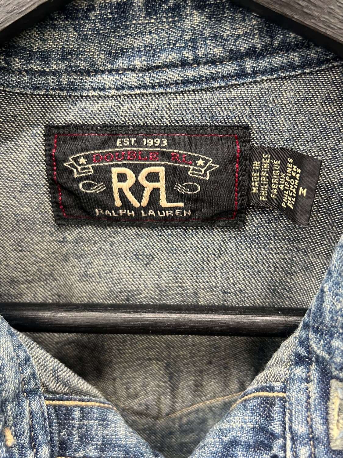 (M) RRL 더블알엘 웨스턴 셔츠 중청 상품이미지3