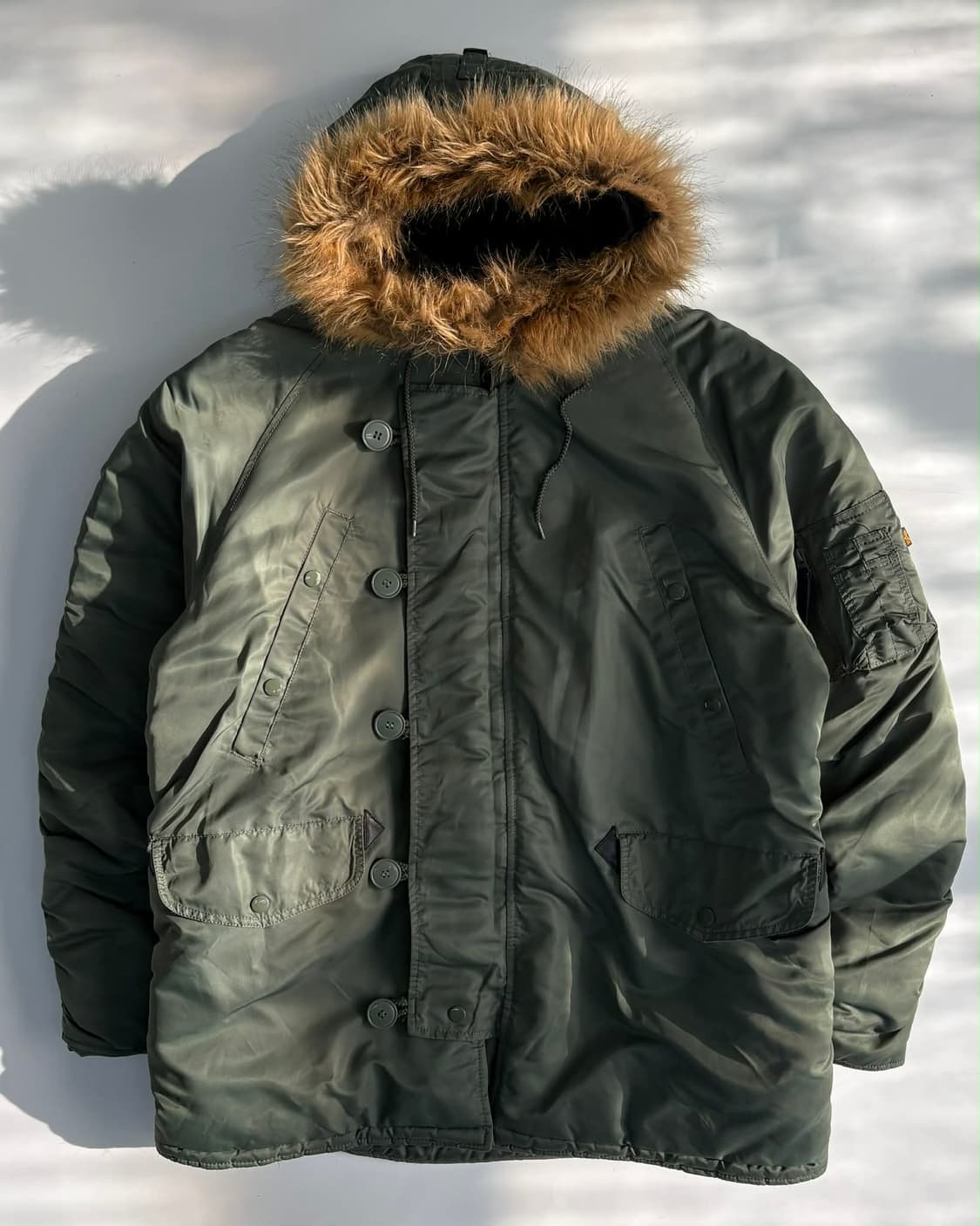 [L] 알파인더스트리 N-3B 폭스퍼 패딩 자켓 상품이미지1