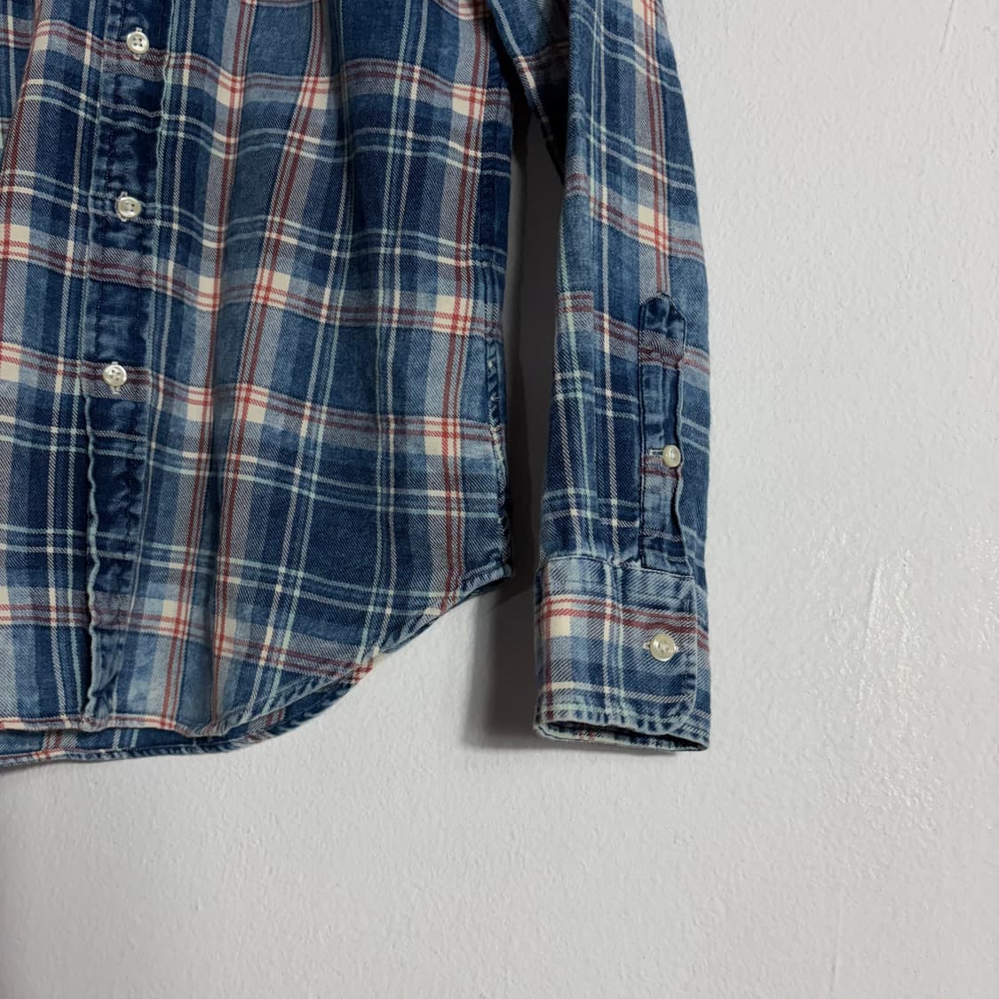 폴로 데님앤서플라이 빈티지 체크 셔츠(S) 상품이미지4