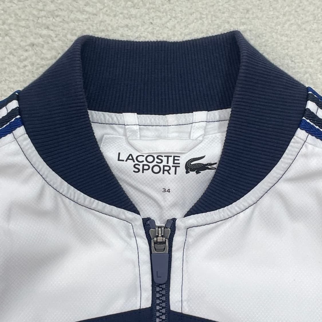LACOSTE 배색 집업 34 상품이미지4