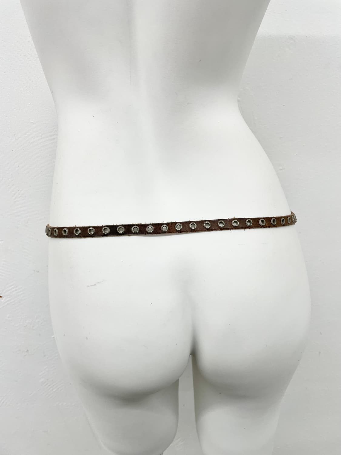 리얼레더 레이어드 펀칭 벨트 상품이미지6