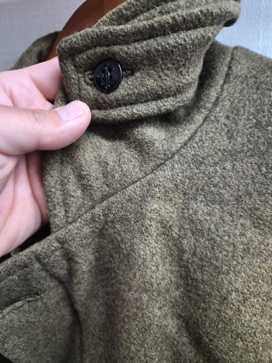 L) Fidelity 피델리티 모스그린 울자켓 팝니다 상품이미지4