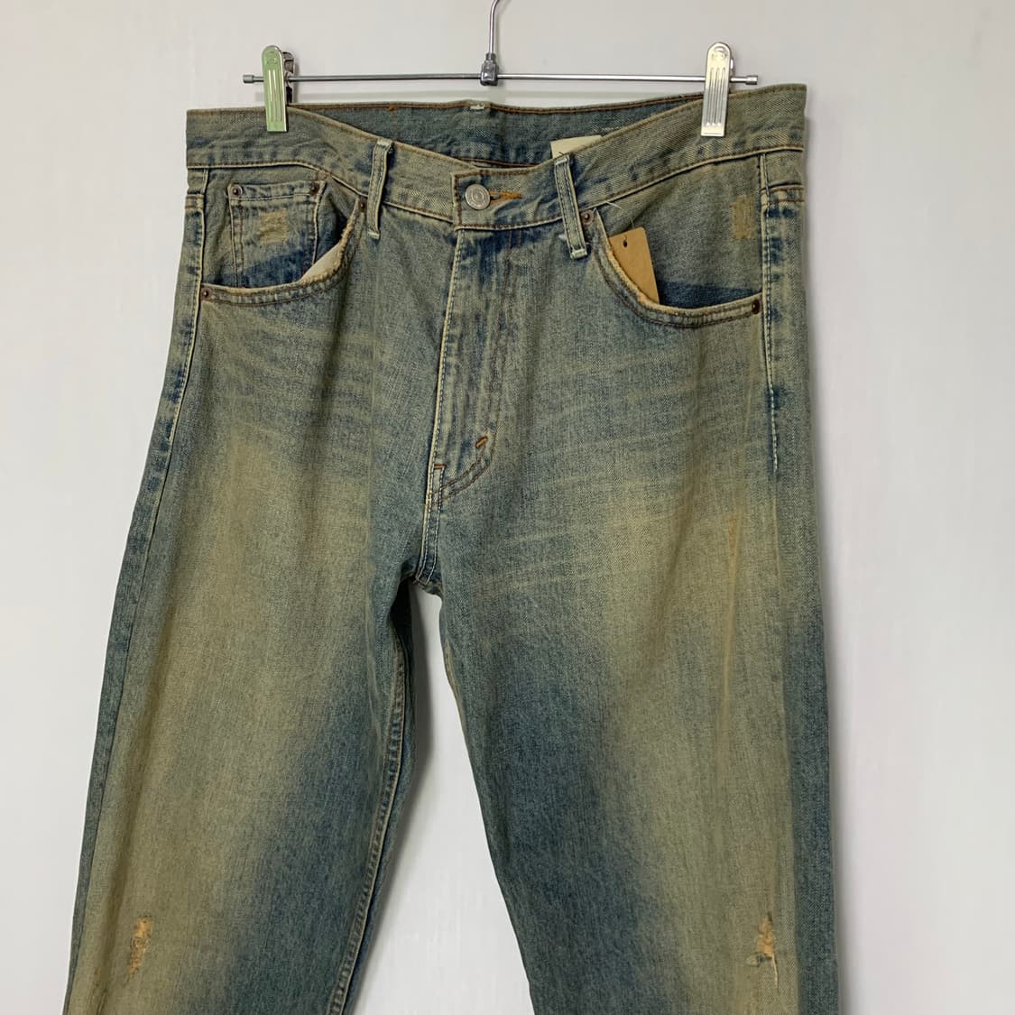 리바이스 데미지 데저트 샌드 워싱 데님 팬츠 청바지 34 빈티지 상품이미지2