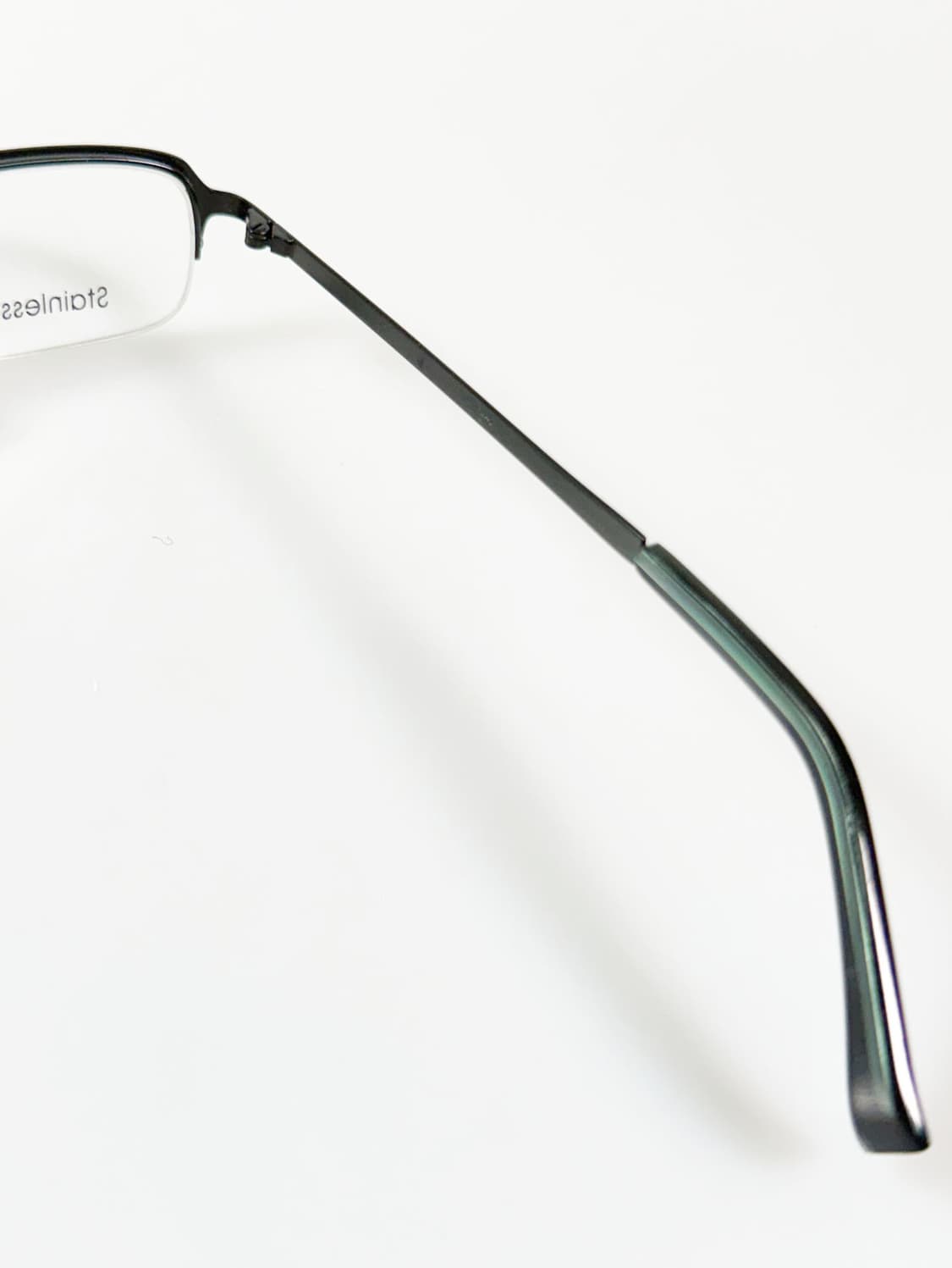 KIPLING 블랙 반무테 스퀘어 메탈 빈티지 안경 상품이미지6