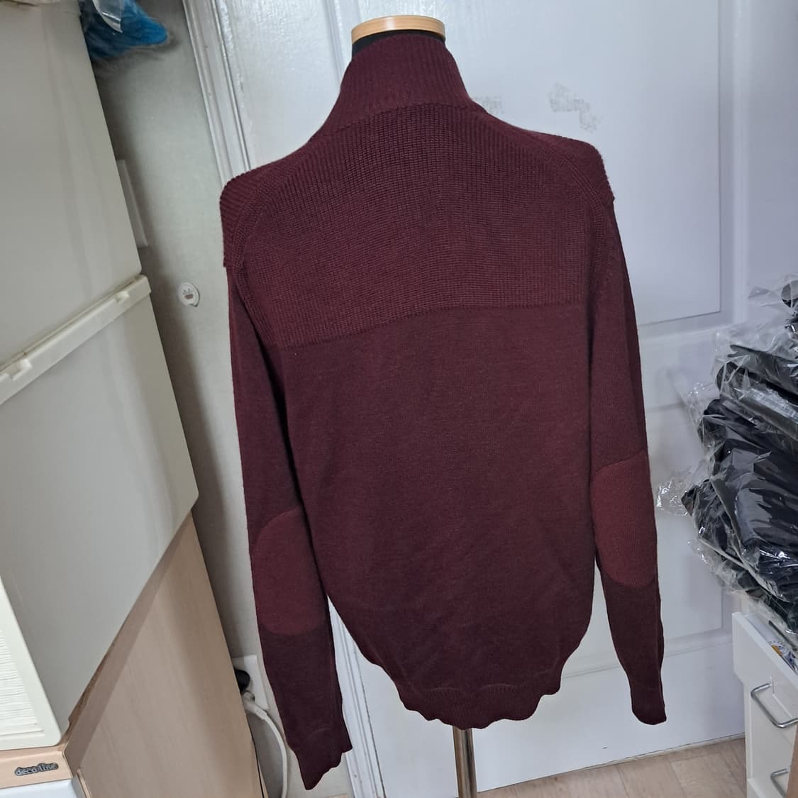 헤지스 남성 니트 집업 가디건 95 상품이미지2