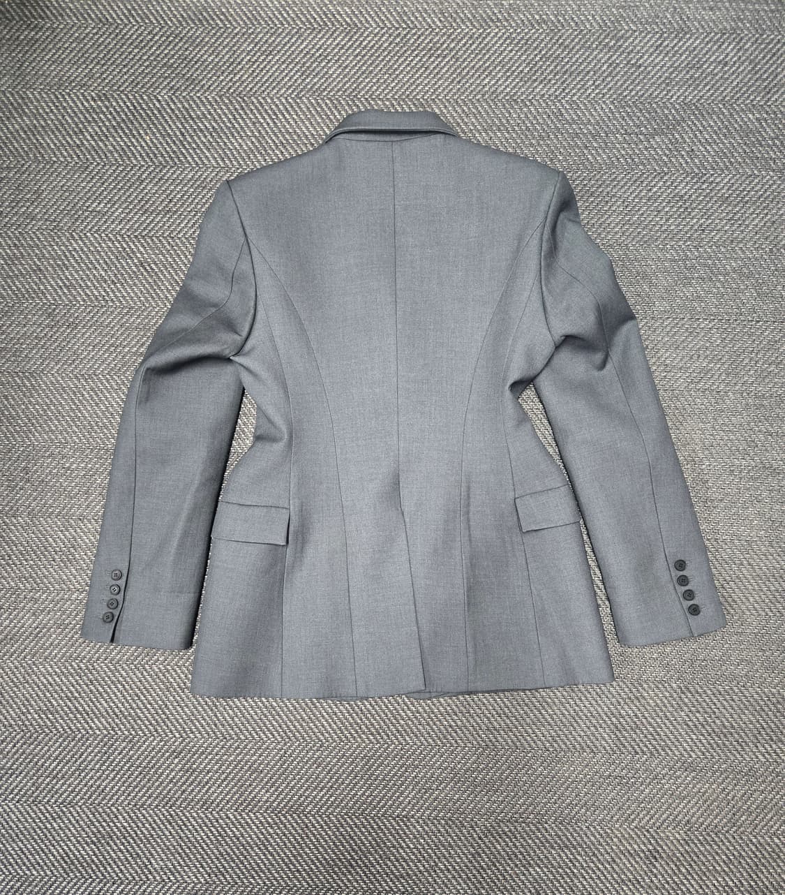 Either 이더 자켓 고퀄리티 이태리 울실크 테일러드 카라 슬림핏 자켓 상품이미지3