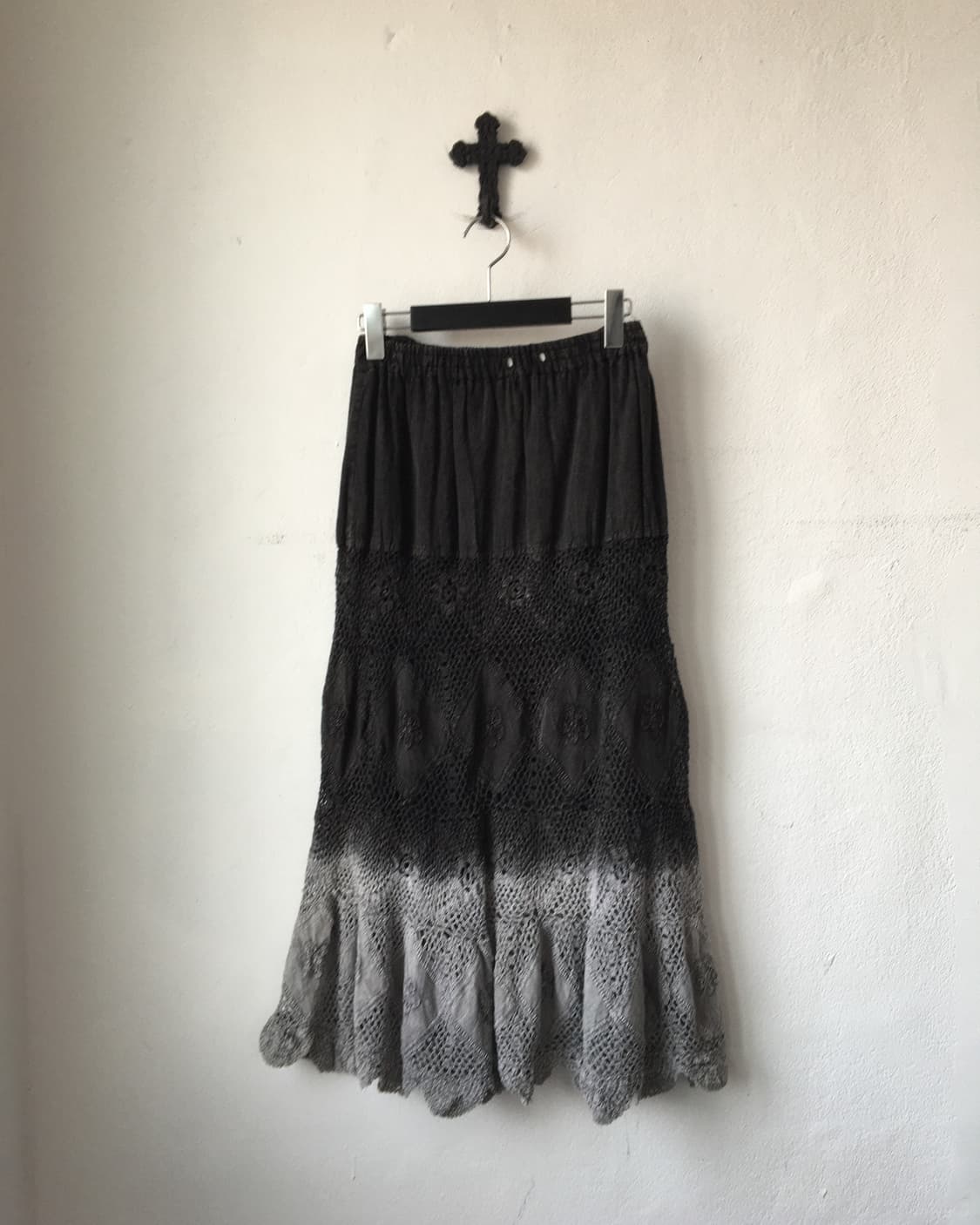 Crochet layer long skirt 상품이미지1