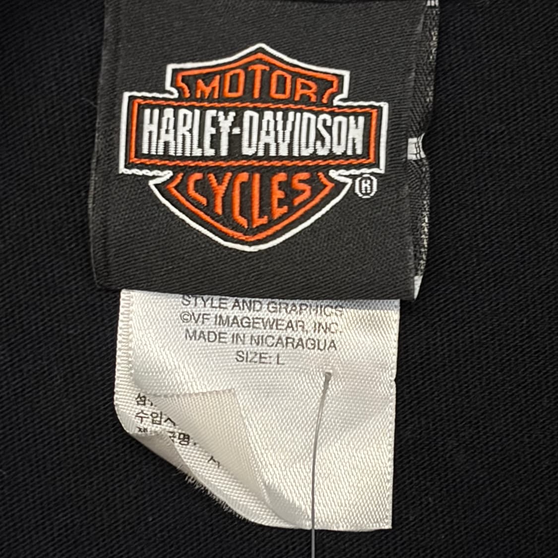 미국 빈티지 할리데이비슨 울프 반팔티 상품이미지5