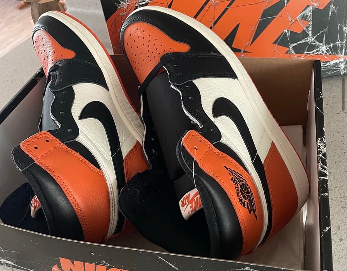 (275/US9.5)(새상품)나이키 에어 조던 1 하이 og 백보드 상품이미지1