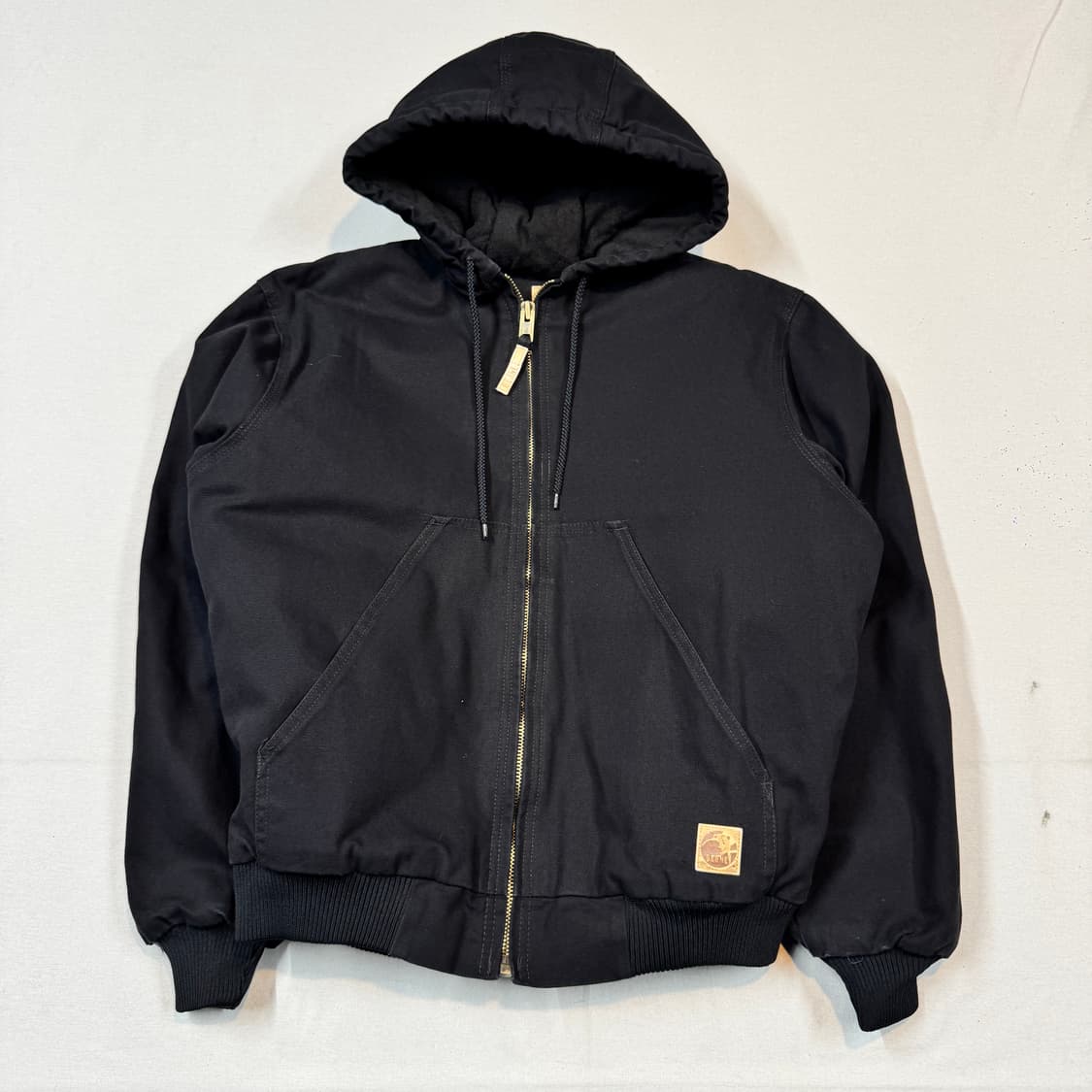 M) BERNE USA 빈티지 워크웨어 액티브 후드집업 자켓 상품이미지1