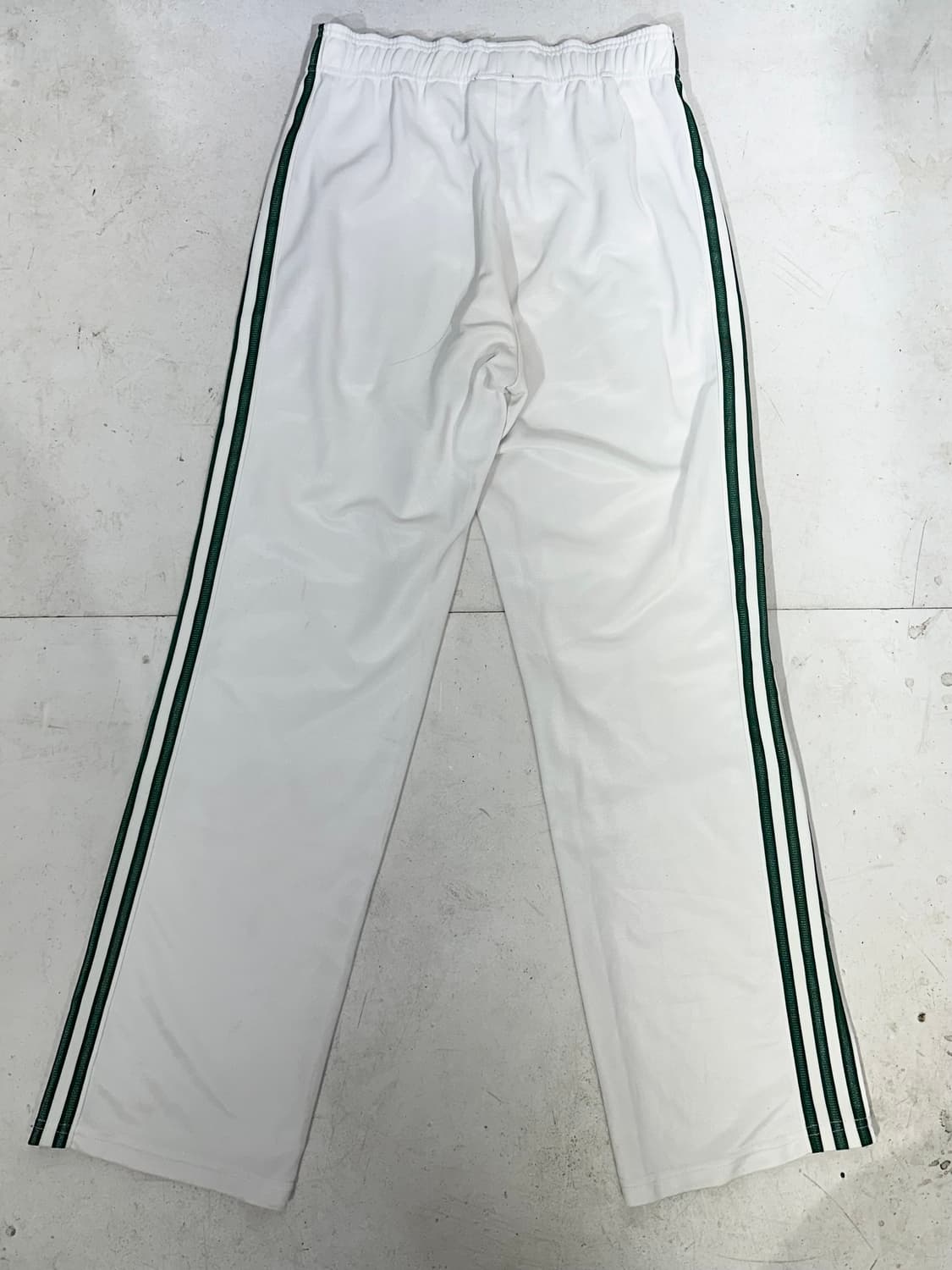 아디다스 화이트 그린 삼선 와이드 추리닝 바지 트레이닝 팬츠 S 상품이미지5