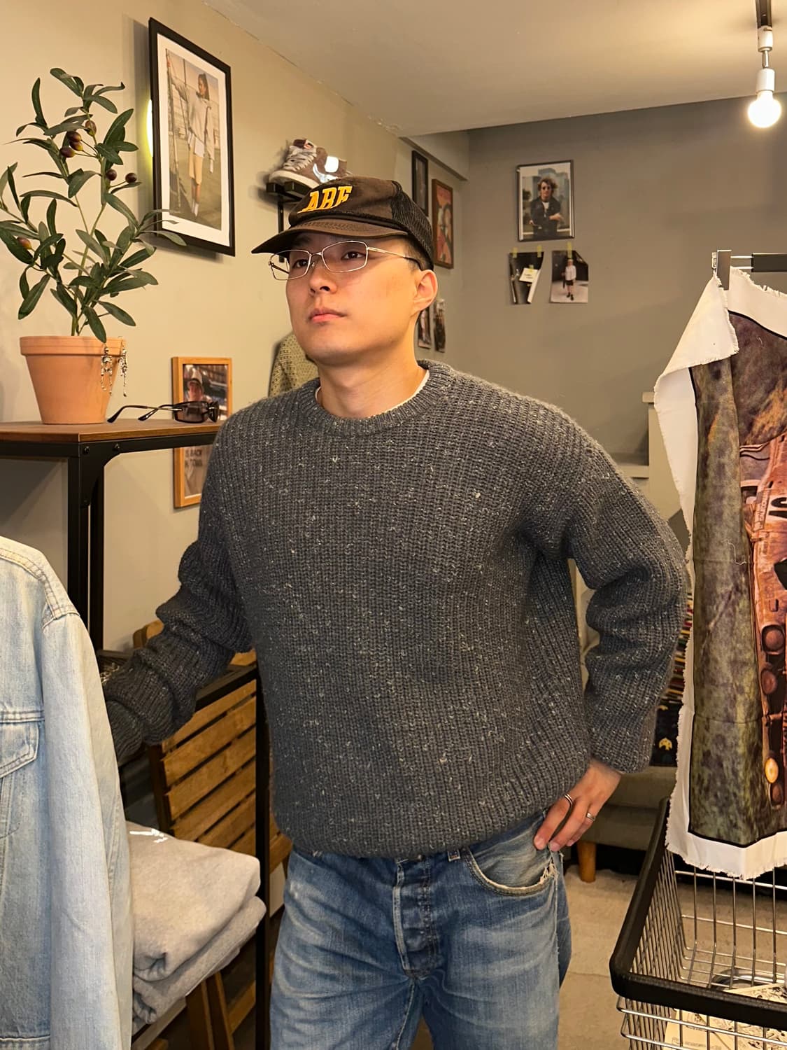 90-00’s Giorgio Armani heavy wool knit 상품이미지1