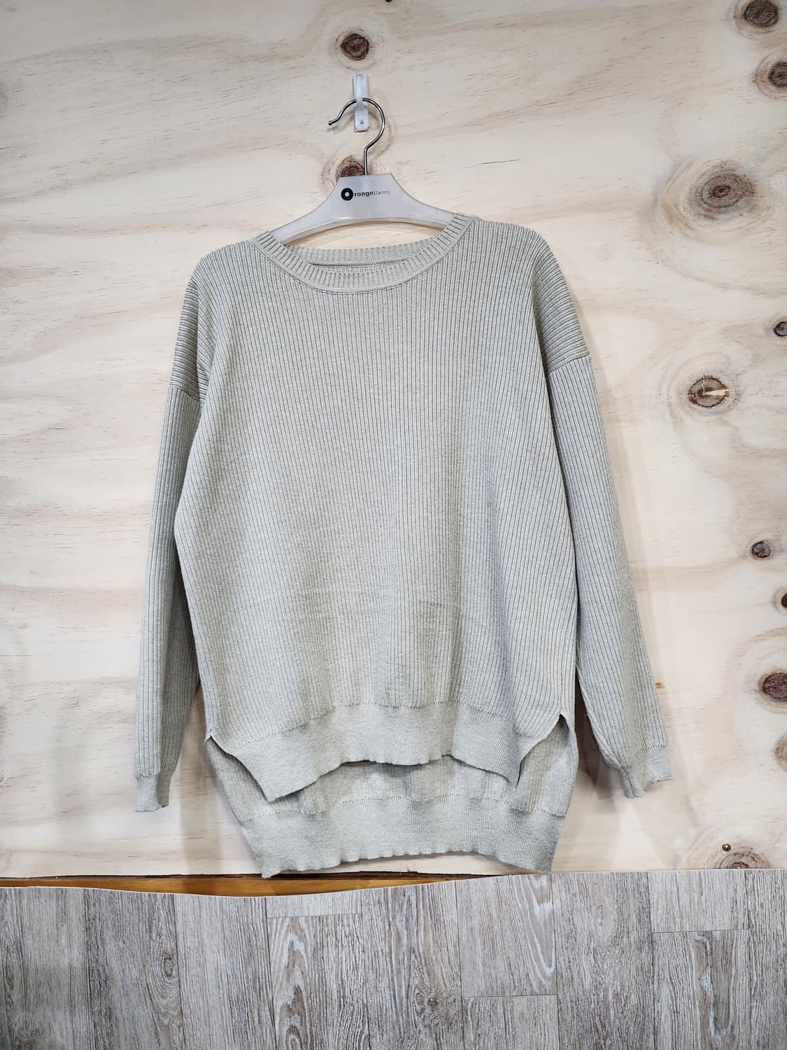 516) 여성 골지 니트 셋업 상품이미지1