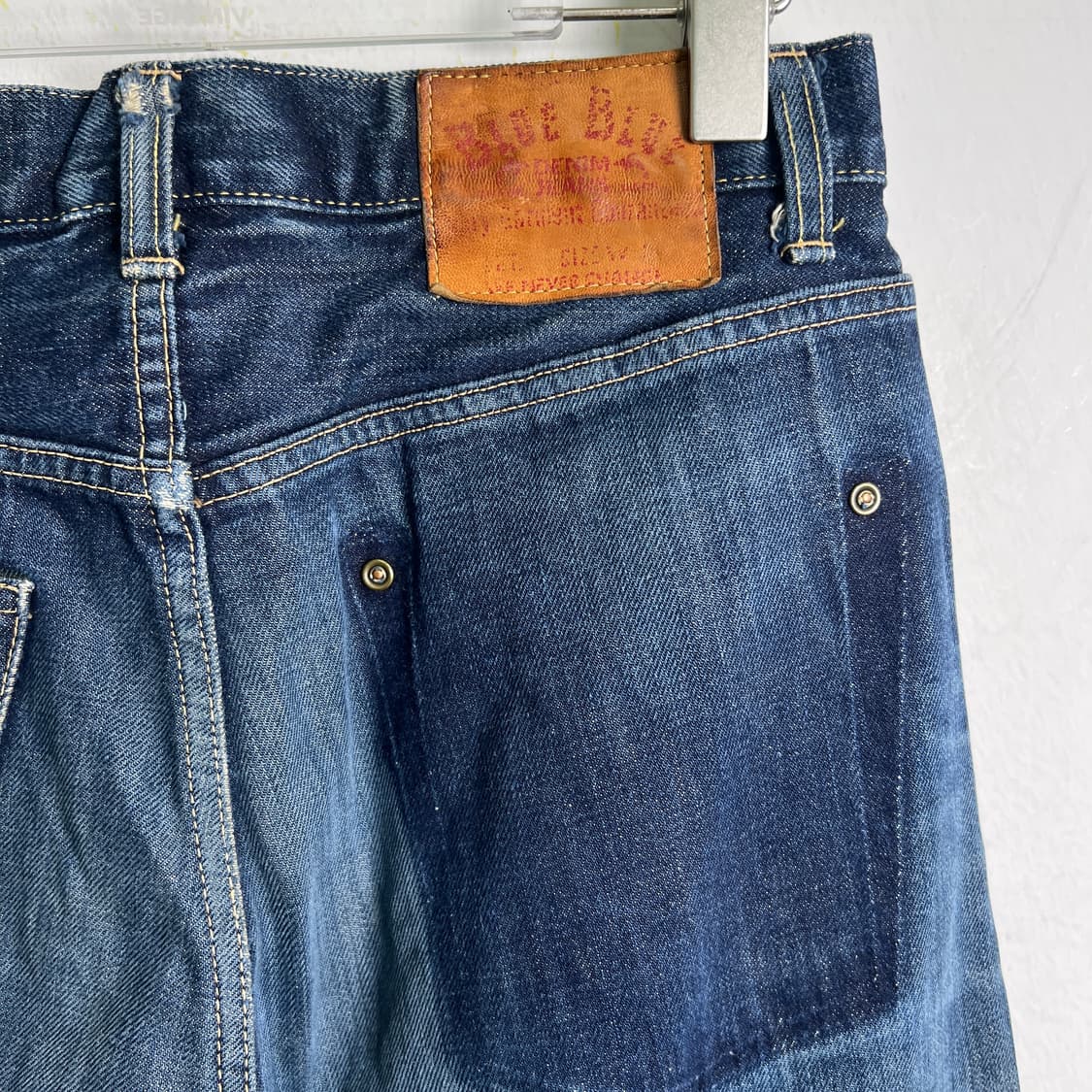 블루블루재팬 스트레이트 핏 데님 팬츠 32 상품이미지4