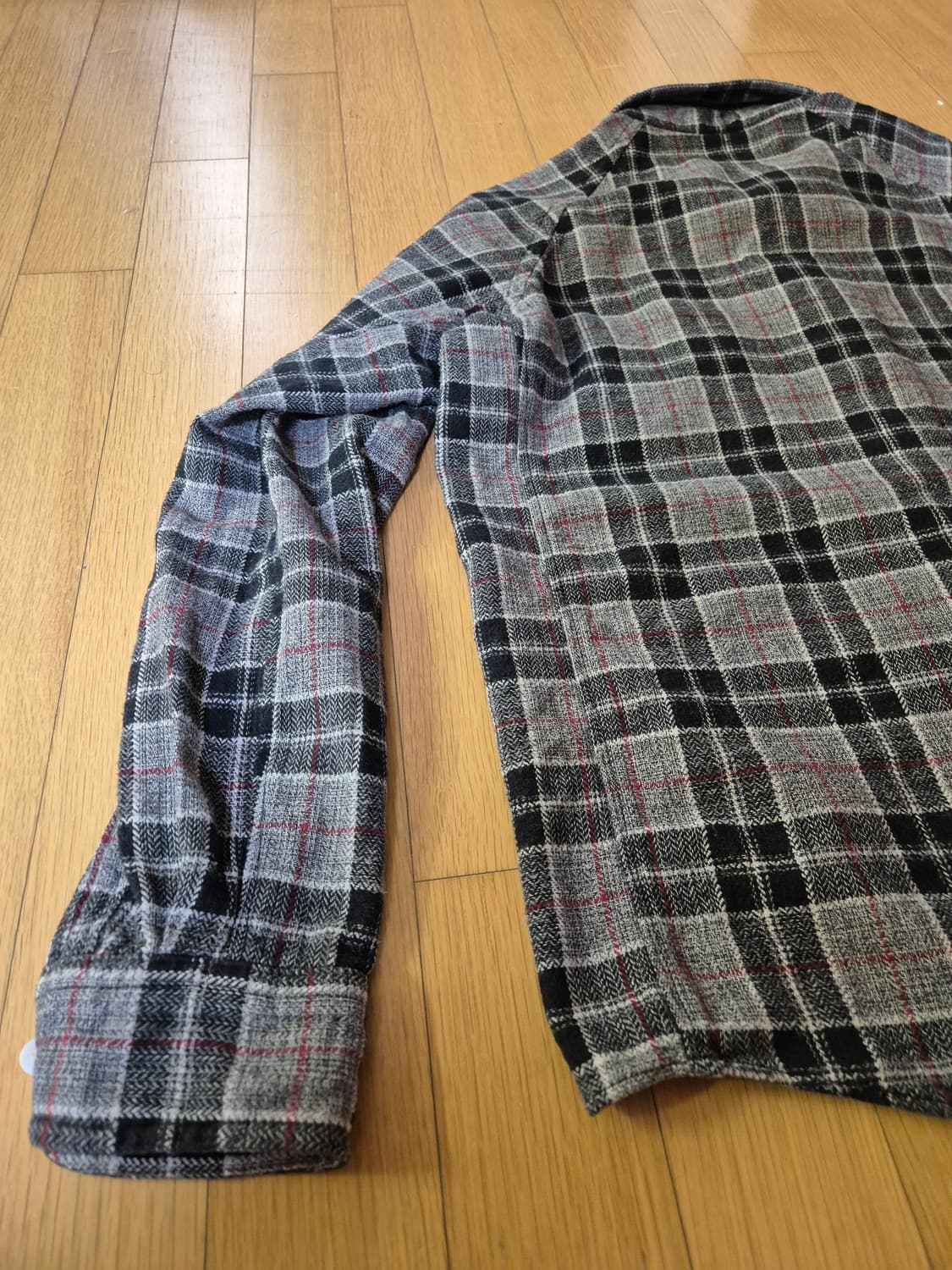 일본 Sunlight Believer 헤링본 패턴 코튼셔츠 상품이미지6