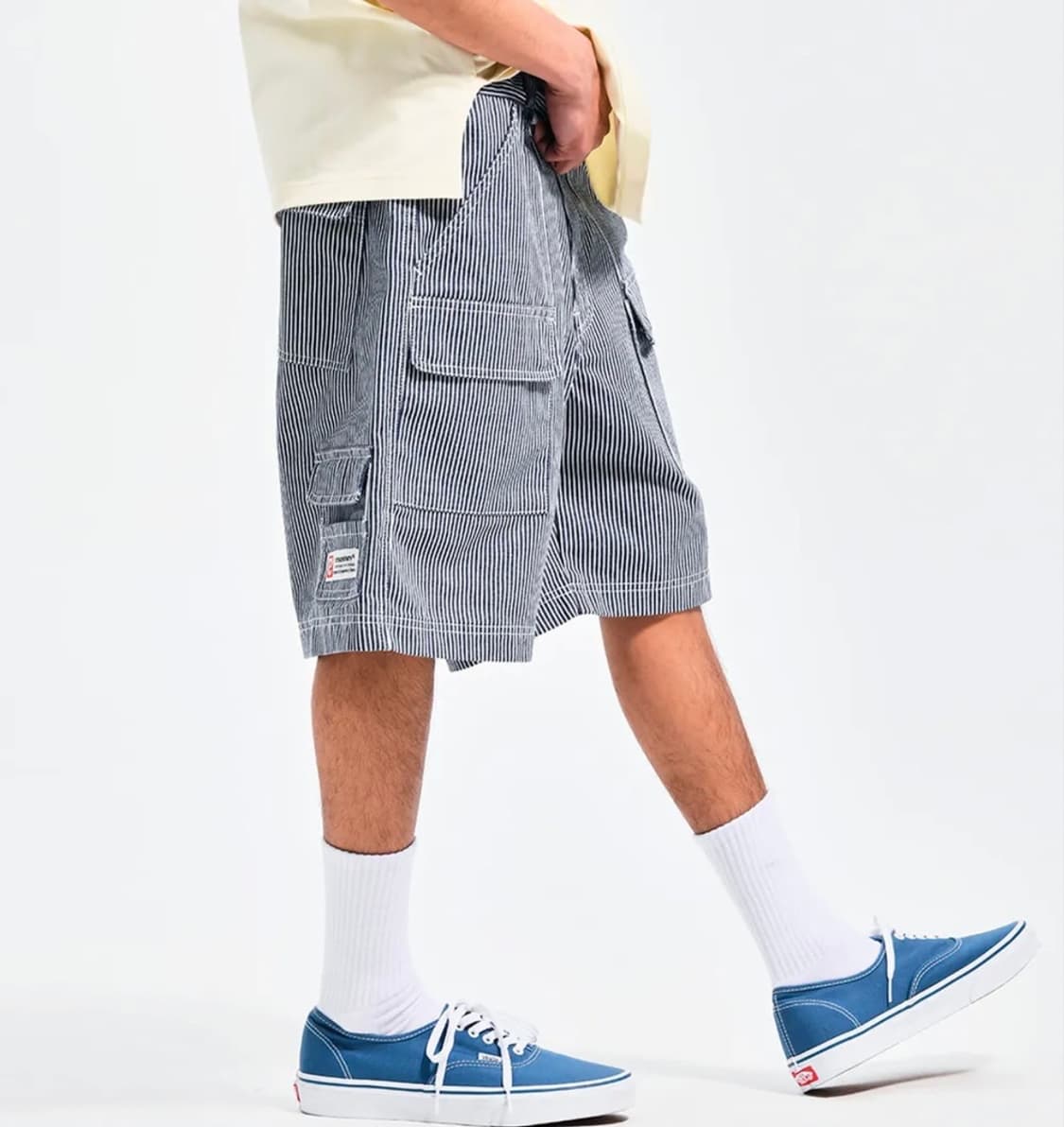 엑스트라오디너리 반바지 hickory shorts blue 상품이미지3