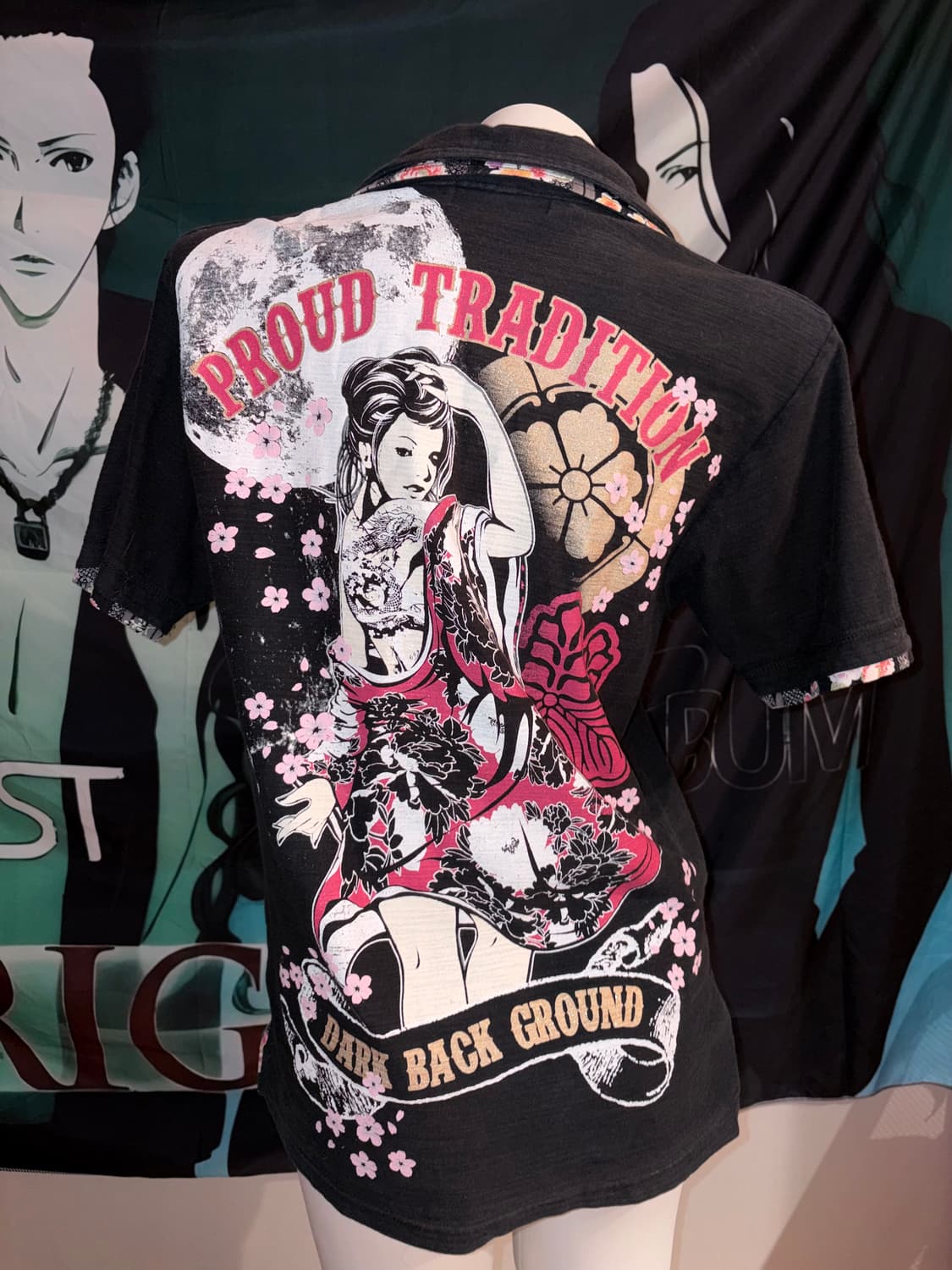 Jp Gothic Punk Collar T-shirt 상품이미지2