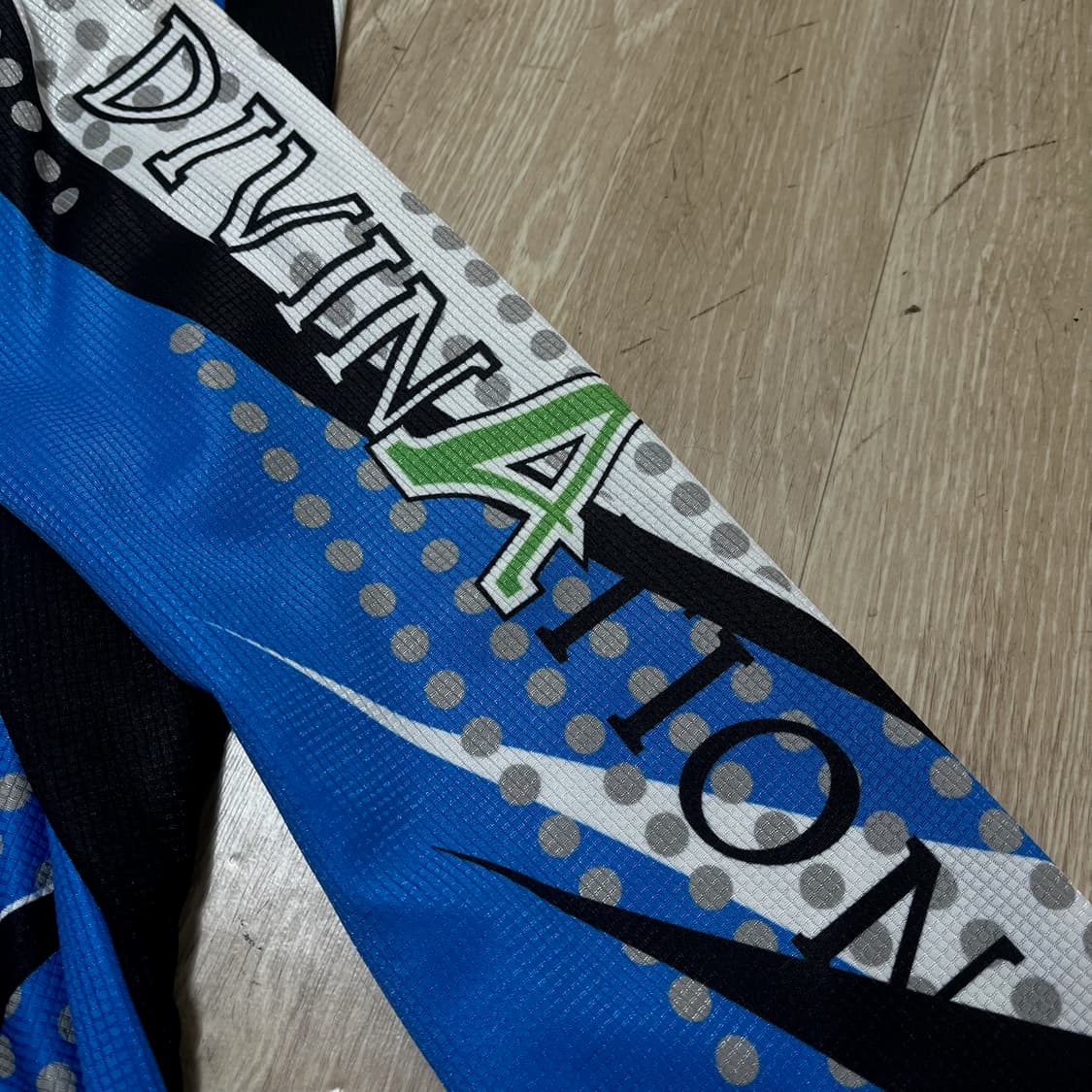 디바이네이션 자전거 싸이클링 기능성 져지 [블루/화이트] L/100 상품이미지6