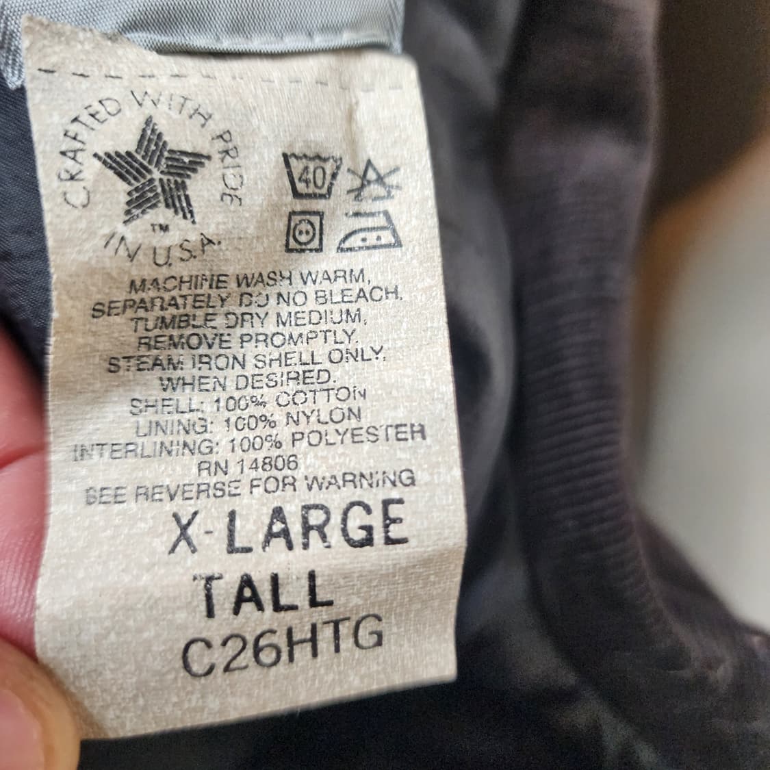 칼하트 C26 캔버스 자켓 헌터 그린 상품이미지7