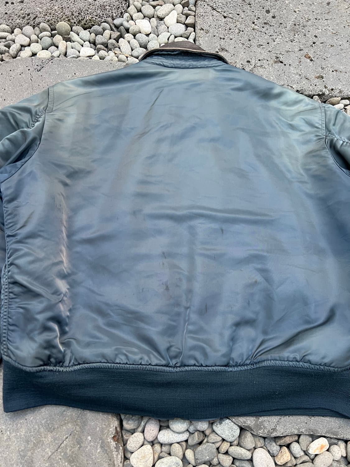 2000s HARD FADED ALPHA CWU 45 알파인더스트리 봄버 상품이미지9