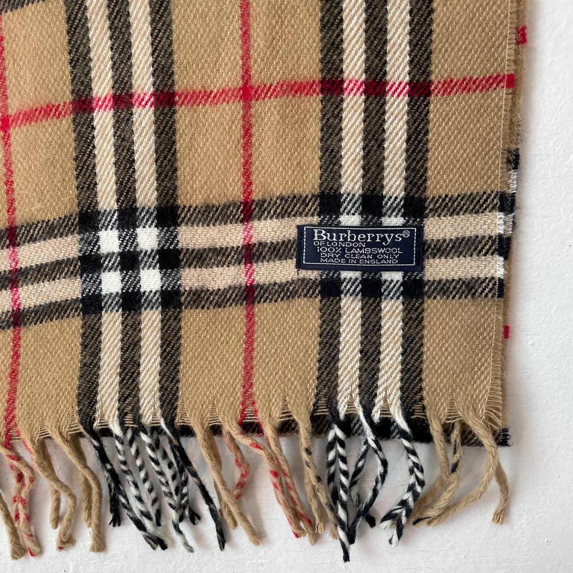 버버리 노바체크 램스울100 머플러 상품이미지6