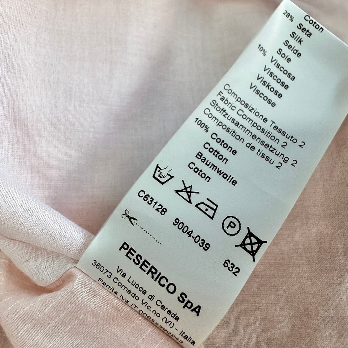 페세리코 코튼 실크 티블라우스 상품이미지4