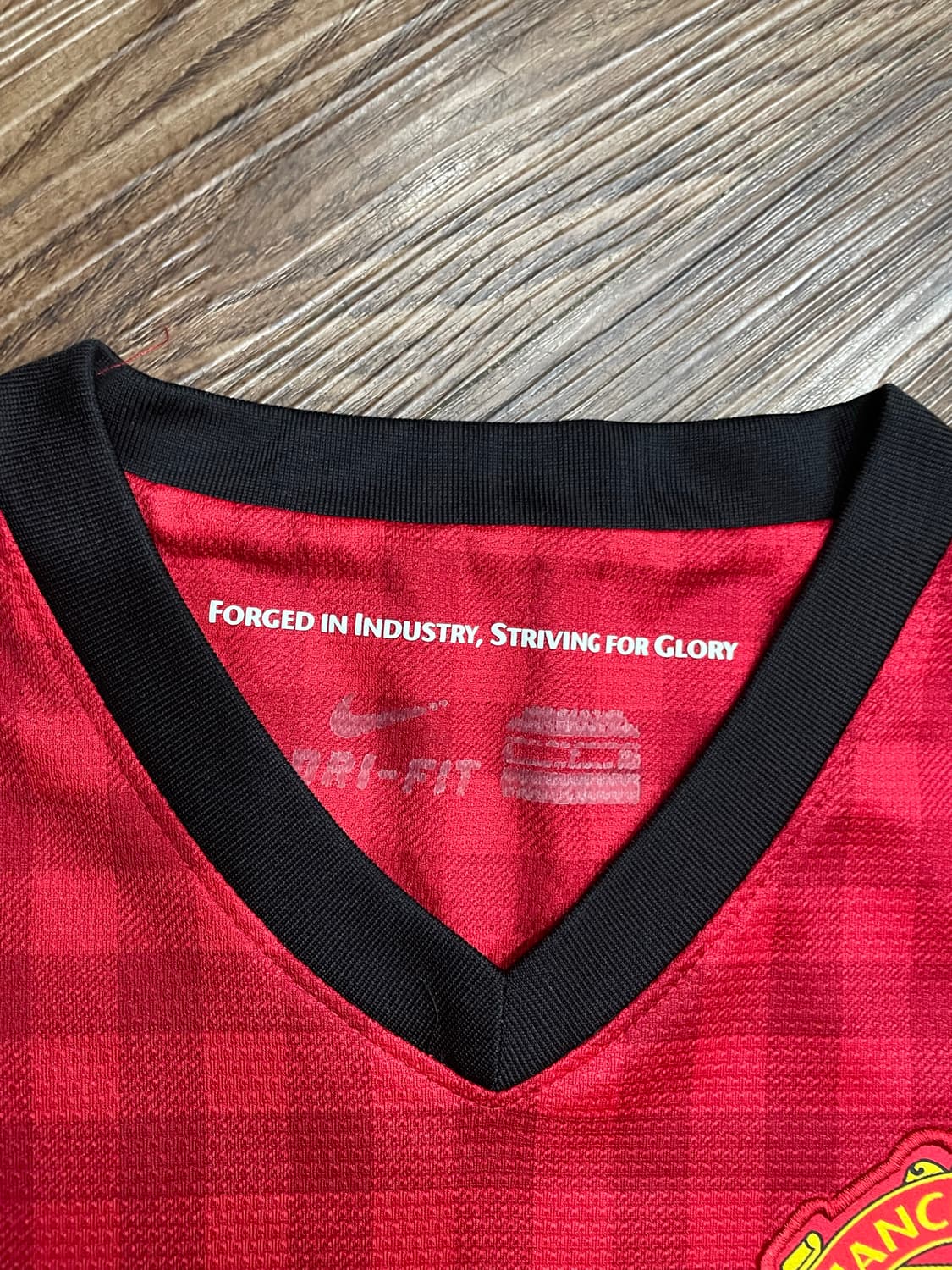 12-13 나이키 맨유 홈 유니폼 레드 상품이미지5