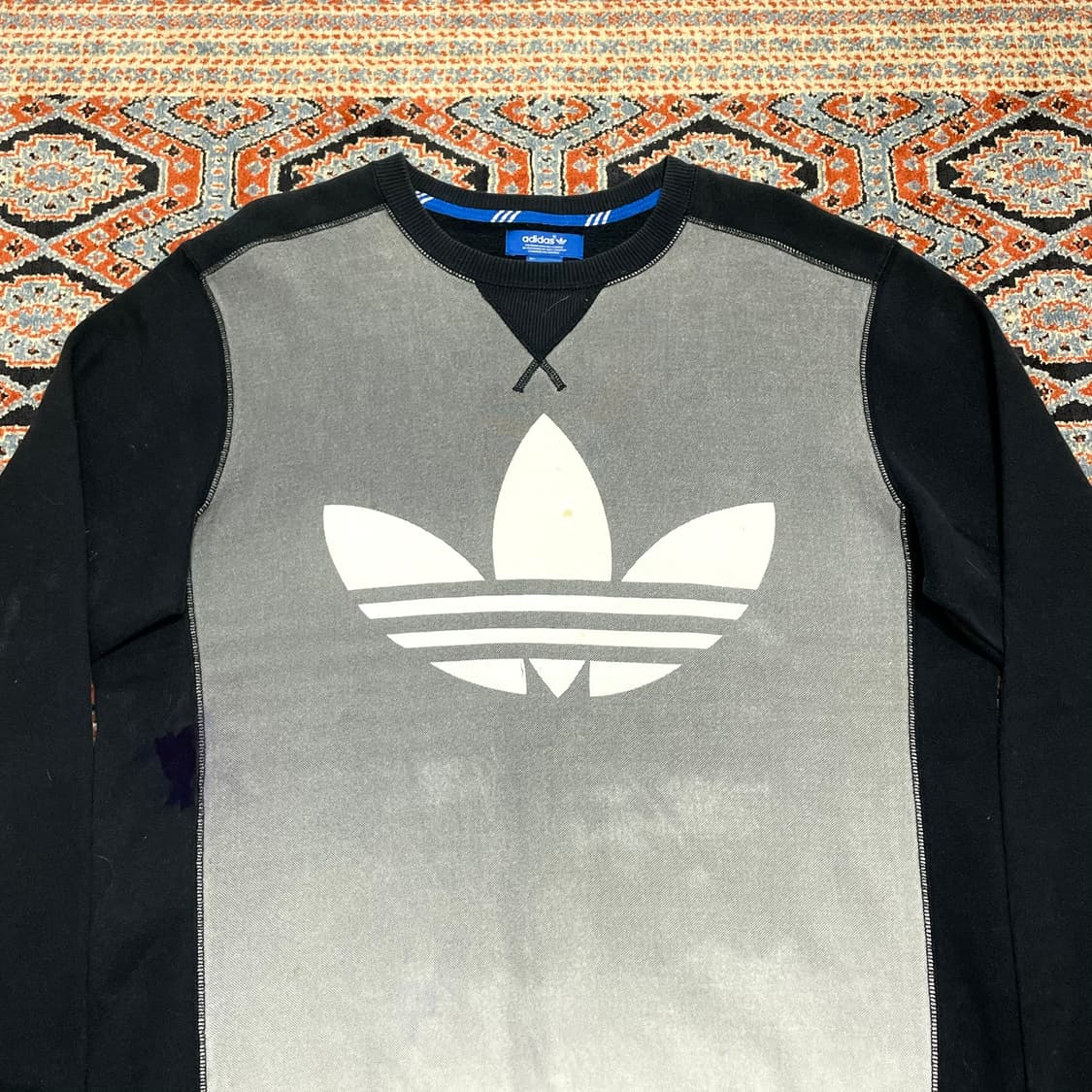아디다스 오리지날 블랙 기모 맨투맨 남성105 상품이미지2