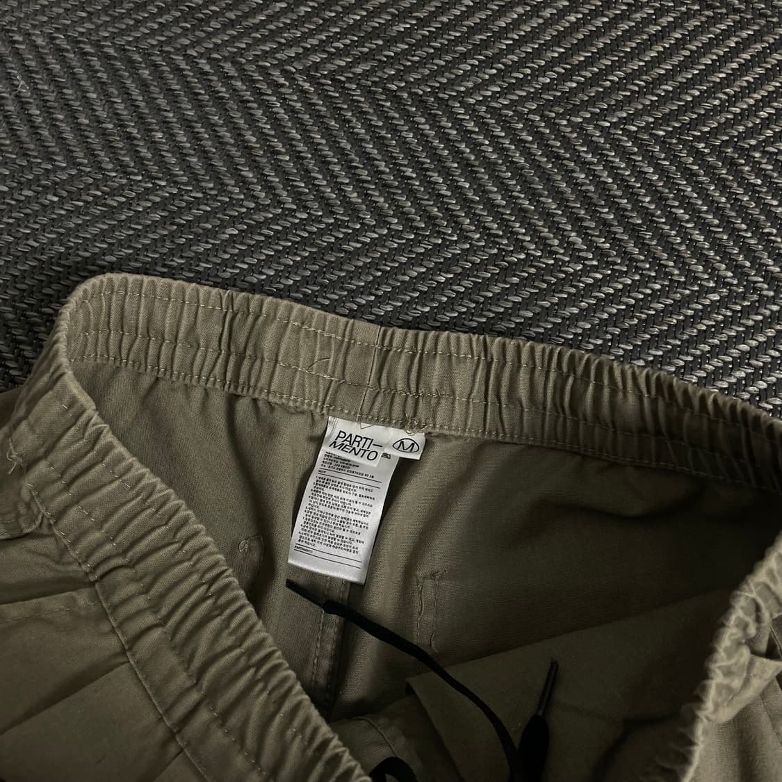 파르티멘토 코튼 와이드 밴딩 치노 팬츠y 3741 상품이미지5