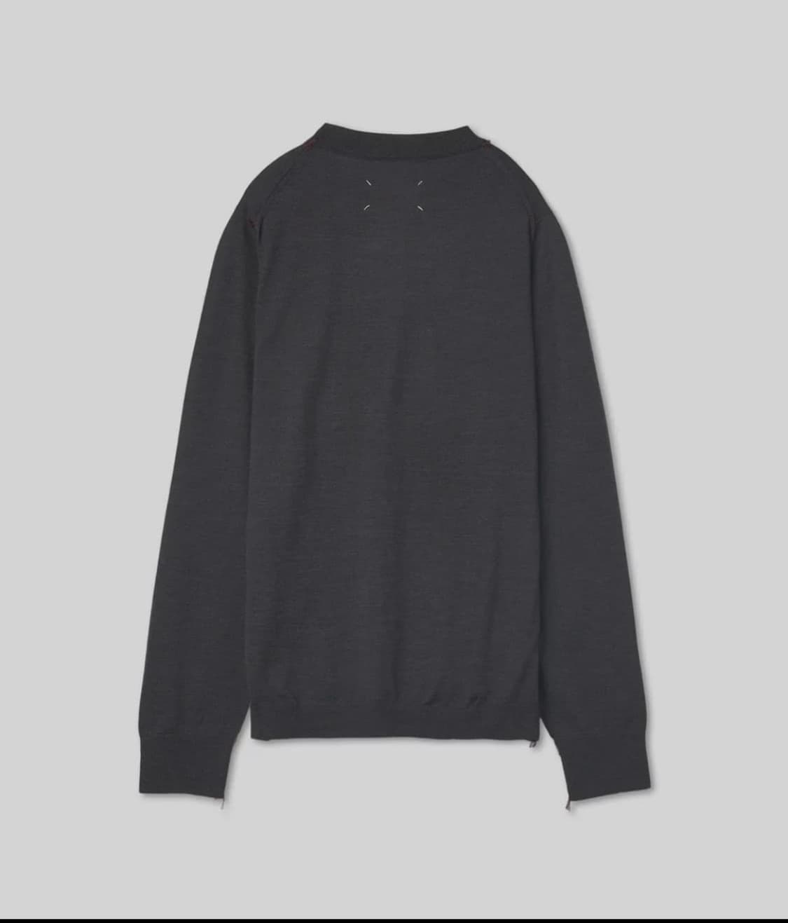 마르지앨라 풀오버 니트 차콜XL 상품이미지8