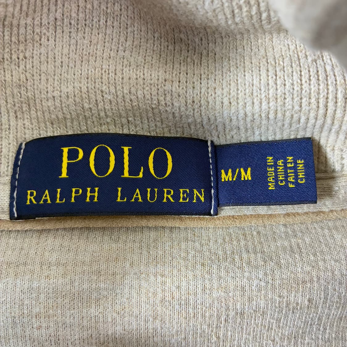 Polo  폴로 랄프로렌 자수 코튼 숄카라 니트 스웨터 상품이미지4