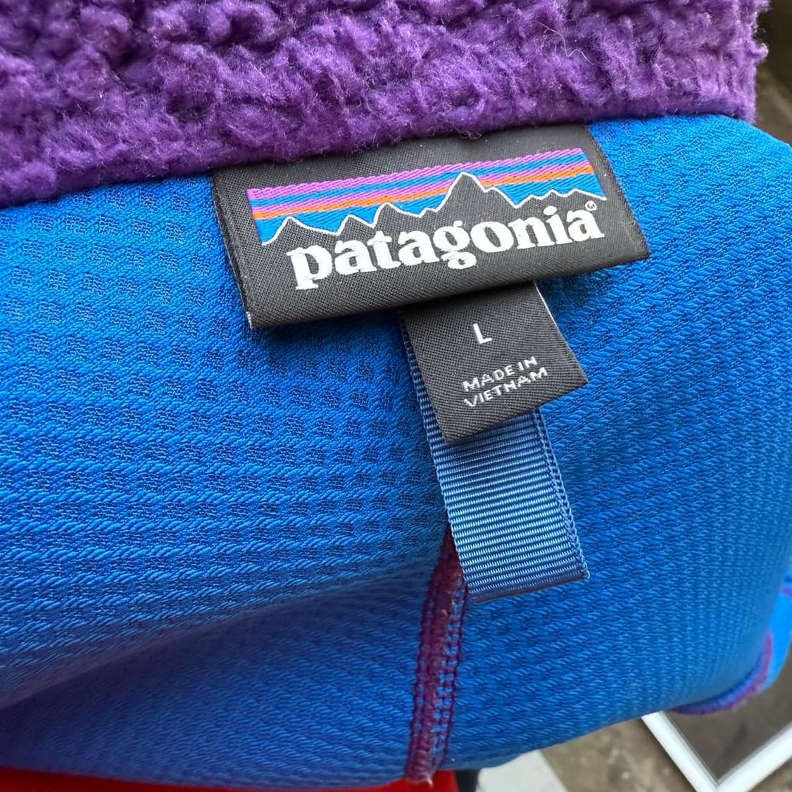10s 파타고니아 레트로-X 플리스 퍼플 블루 상품이미지5